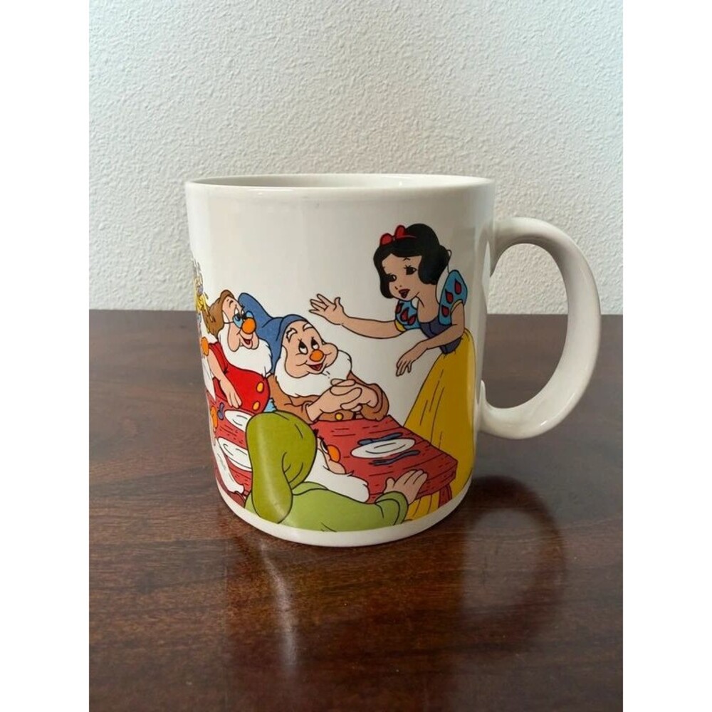 Vintage 1987 Disney Snow White 50th Anniversary Mug Applause